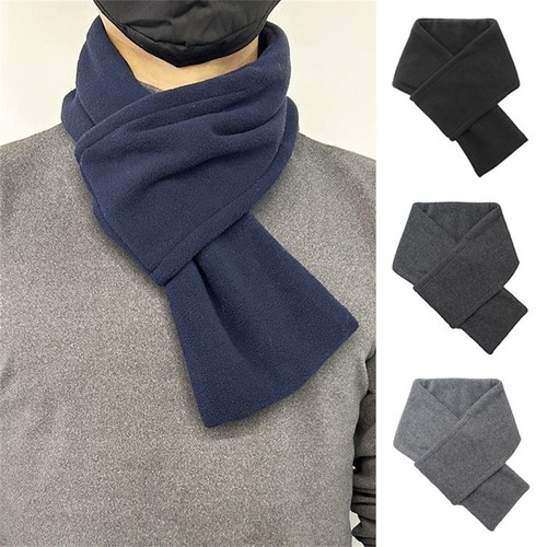 Solid color polar fleece scarf - fleece,