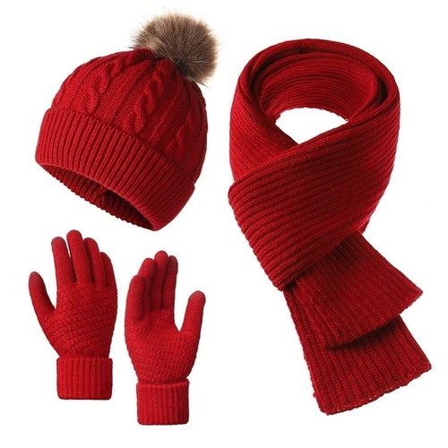 Hat scarf and gloves - hat,