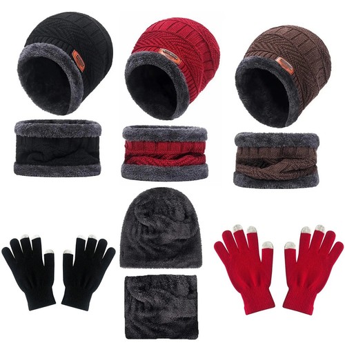 Winter thermal beanie hat - winter,