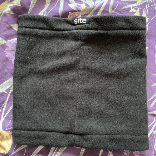 Site black fleece snood - black, /