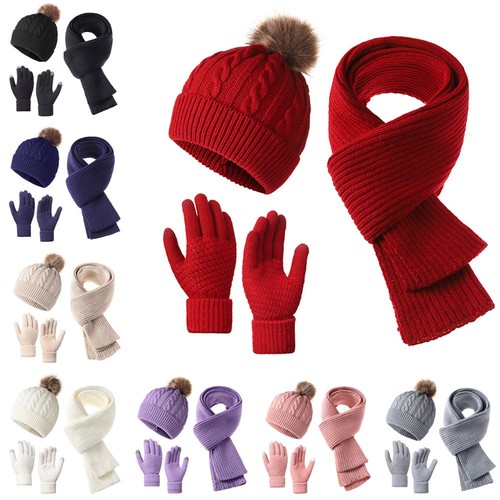 Hat scarf and gloves set - hat,