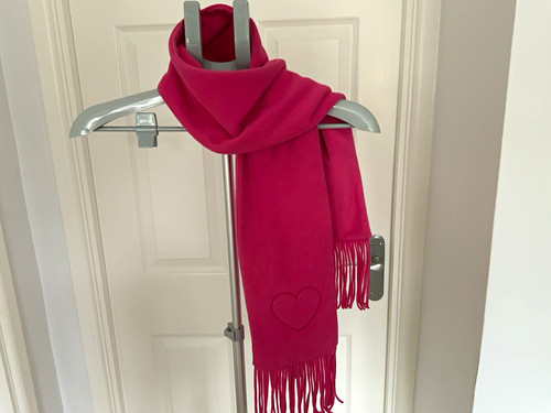 Gap pretty pink fleece - gap, scarf
