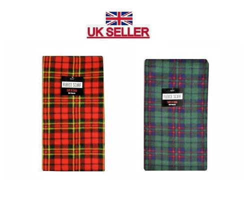 Tartan red green - green, soft