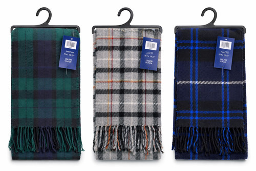 Men tartan scarf - tartan,
