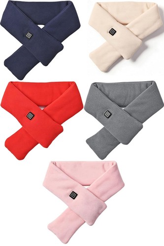 Heated scarf neck warmer with - warmer,