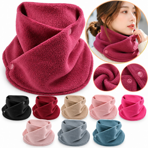 Fleece snood neck warmer scarf - snood,
