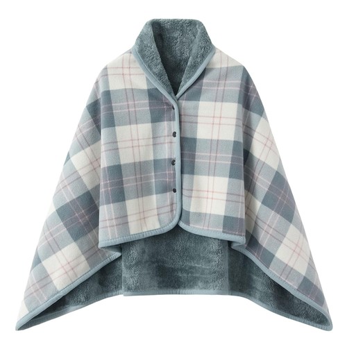 Women poncho fleece portable - women's,