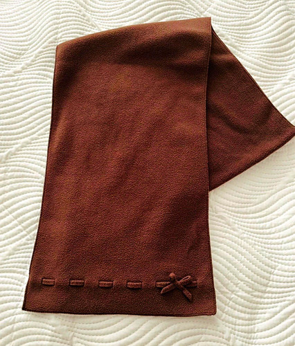 Women brown fleece rectangle - women's,