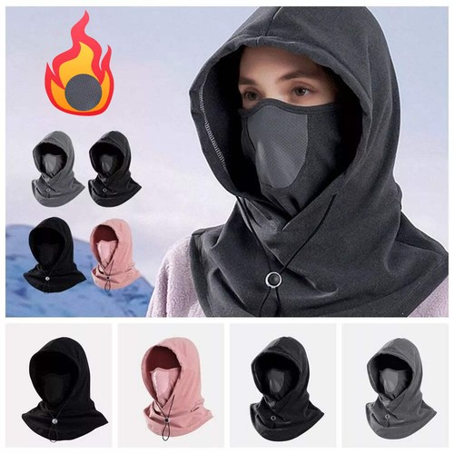 Winter thermal fleece scarf - winter,