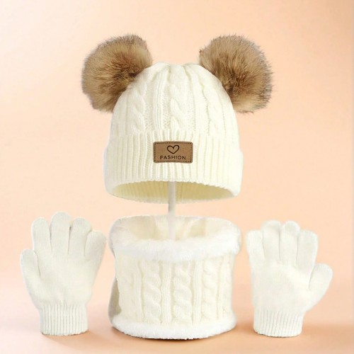 Kids winter hat scarf - winter,