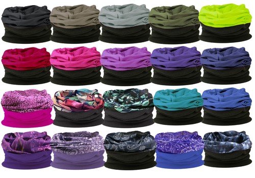 Fleece neck warmer scarf - neck,